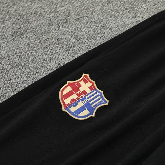24/25 FC Barcelona Training Kids Size Gold Tracksuit from FootballPrestige.shop - Premium Concept kits