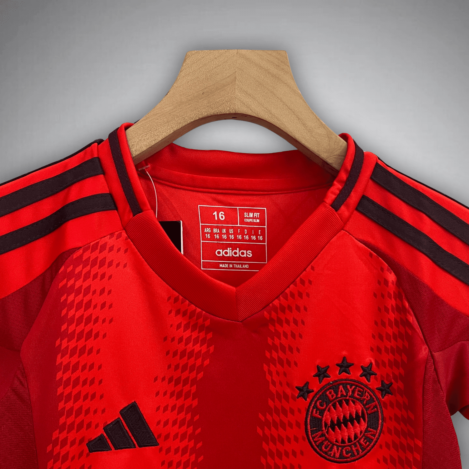 24/25 FC Bayern Home Kids Size Kit from FootballPrestige.shop - Premium Concept kits
