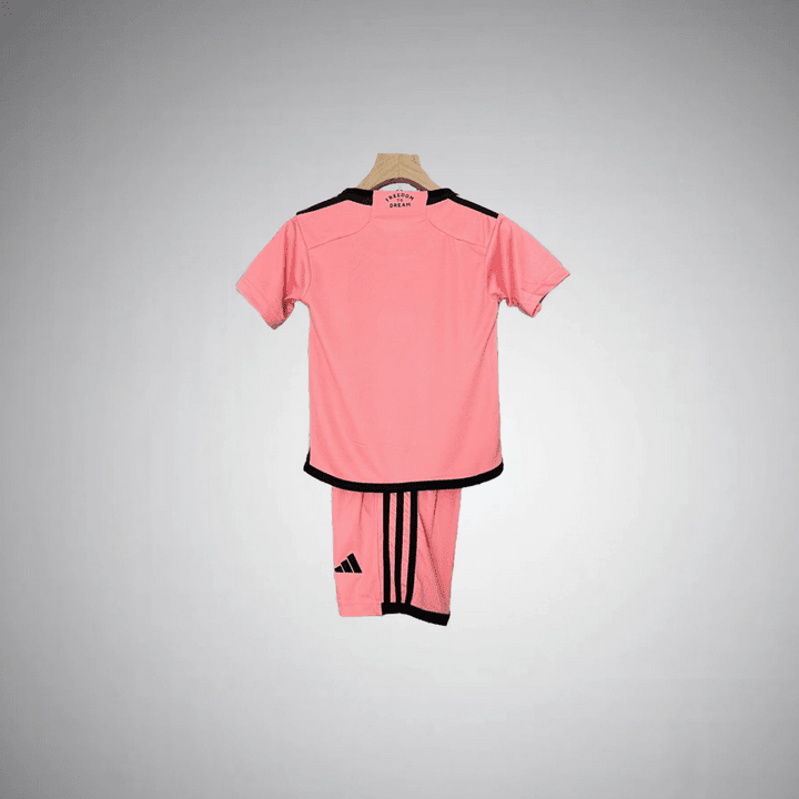 24/25 Inter Miami Home Kids Size Kit from FootballPrestige.shop - Premium Concept kits