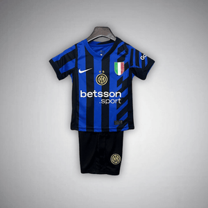 24/25 Inter Milan Home Kids Size Kit from FootballPrestige.shop - Premium Concept kits