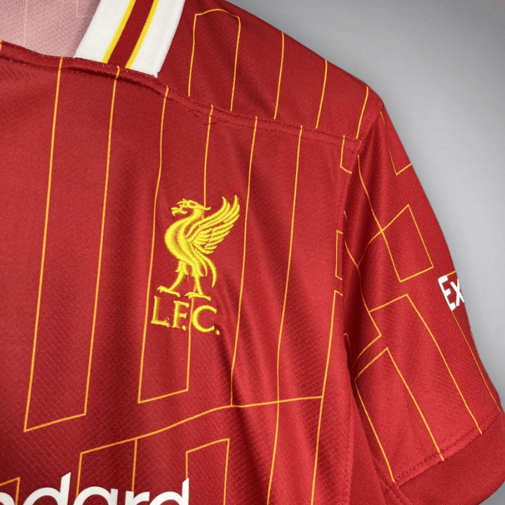 24/25 Liverpool Home Kit from FootballPrestige.shop - Premium Concept kits