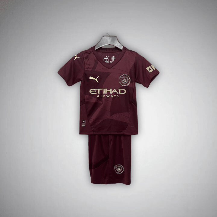 24/25 Manchester City Third Kids Size Kit from FootballPrestige.shop - Premium Concept kits