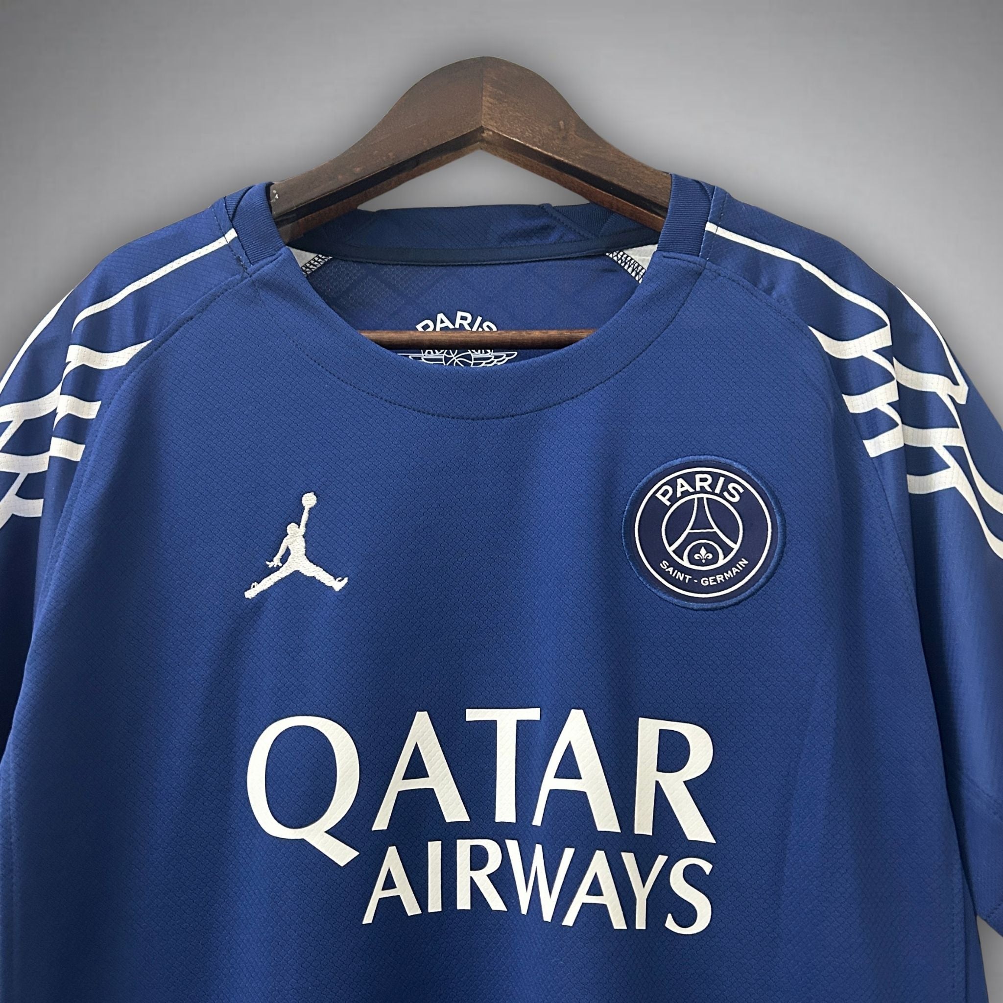 24/25 PSG x Jordan 4th Kit from FootballPrestige.shop - Premium Concept kits