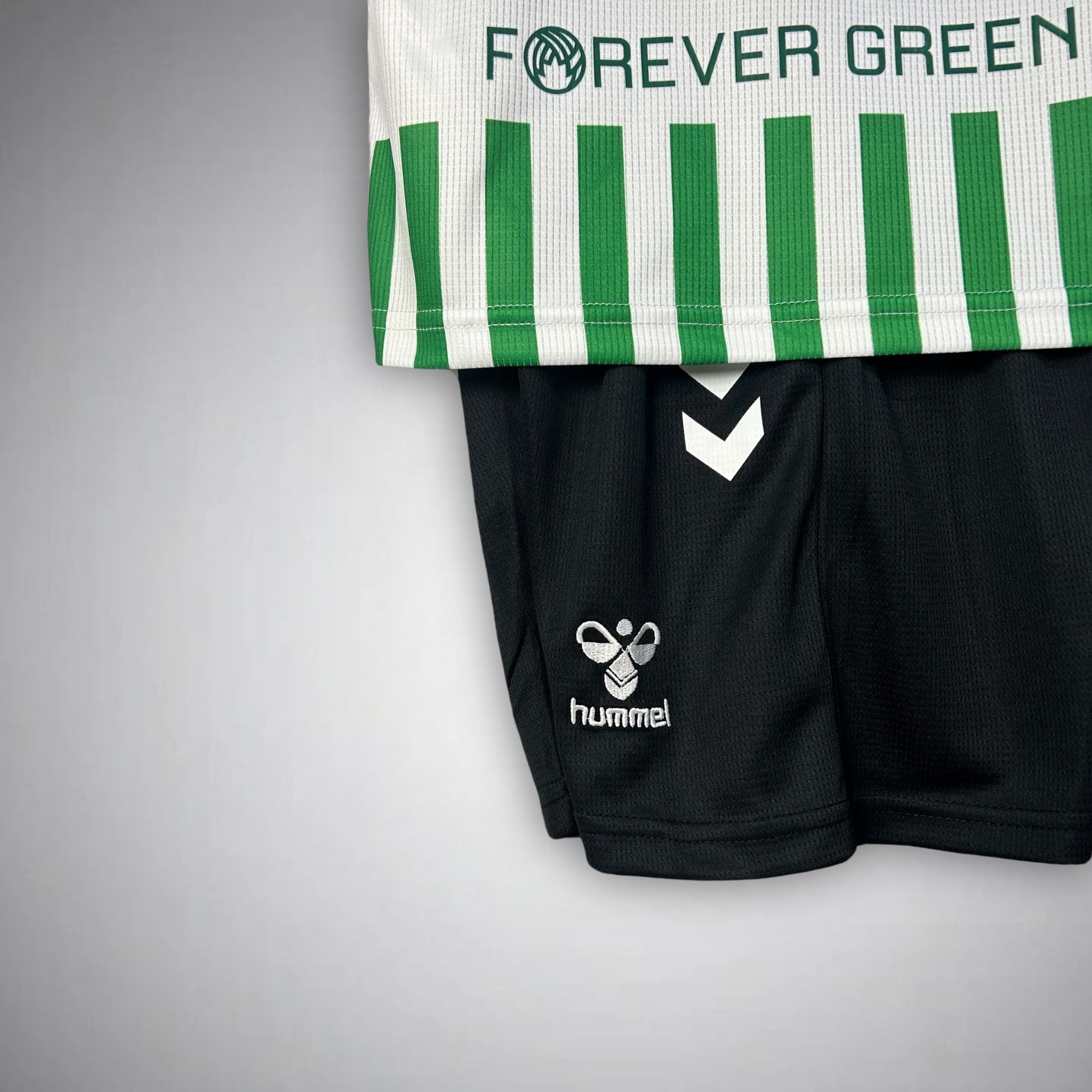 24/25 Real Betis Home Kids Size Kit from FootballPrestige.shop - Premium Concept kits