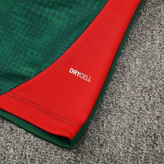 25/26 AC Milan Training Green Kids Size Tracksuit from FootballPrestige.shop - Premium Concept kits