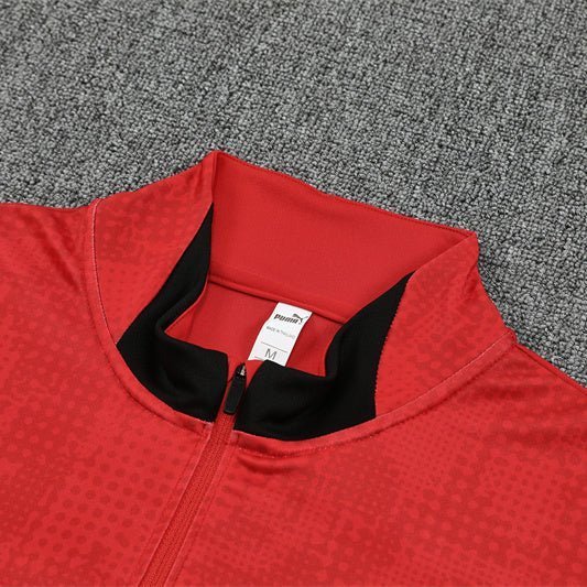 25/26 AC Milan Training Red Kids Size Tracksuit from FootballPrestige.shop - Premium Concept kits