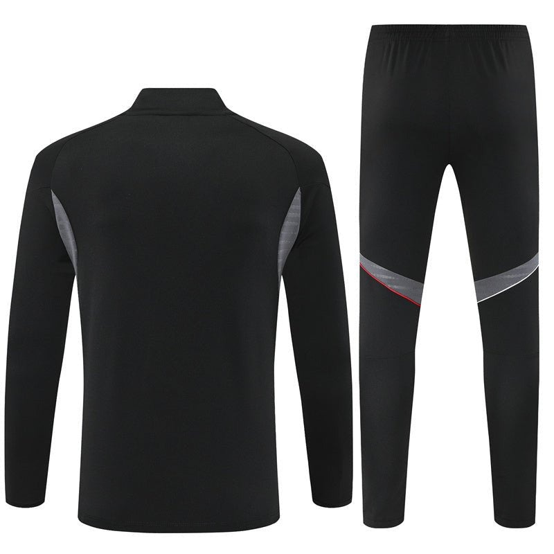 25/26 Ajax Amsterdam Training Black Tracksuit from FootballPrestige.shop - Premium Concept kits