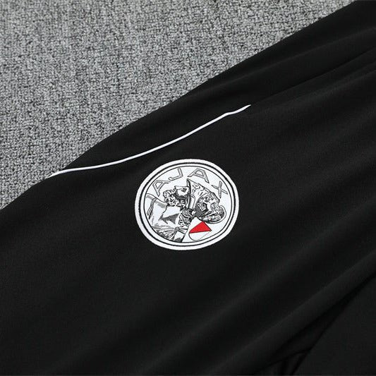 25/26 Ajax Amsterdam Training Black Tracksuit from FootballPrestige.shop - Premium Concept kits