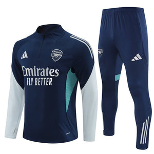 25/26 Arsenal Training Blue Tracksuit from FootballPrestige.shop - Premium Concept kits