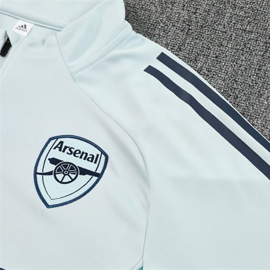 25/26 Arsenal Training White Tracksuit from FootballPrestige.shop - Premium Concept kits