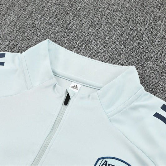 25/26 Arsenal Training White Tracksuit from FootballPrestige.shop - Premium Concept kits