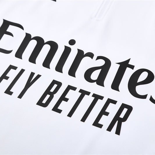 25/26 Arsenal White/Red Tracksuit from FootballPrestige.shop - Premium Concept kits