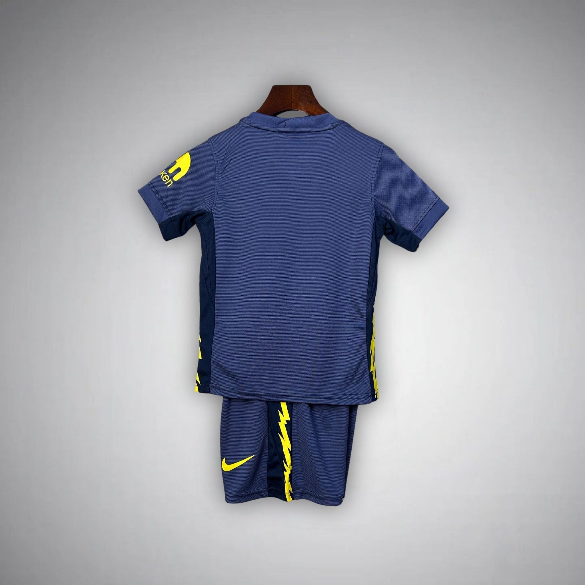 25/26 Atletico Madrid Away Kids Size Kit from FootballPrestige.shop - Premium Concept kits