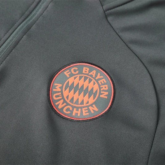25/26 Bayern München Training Grey Kids Size Tracksuit from FootballPrestige.shop - Premium Concept kits