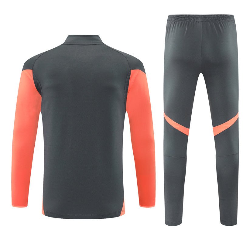 25/26 Bayern München Training Grey Kids Size Tracksuit from FootballPrestige.shop - Premium Concept kits