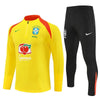 25/26 Brazil Training Yellow Tracksuit from FootballPrestige.shop - Premium Concept kits