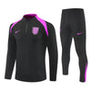 25/26 England Training Black Kids Size Tracksuit from FootballPrestige.shop - Premium Concept kits