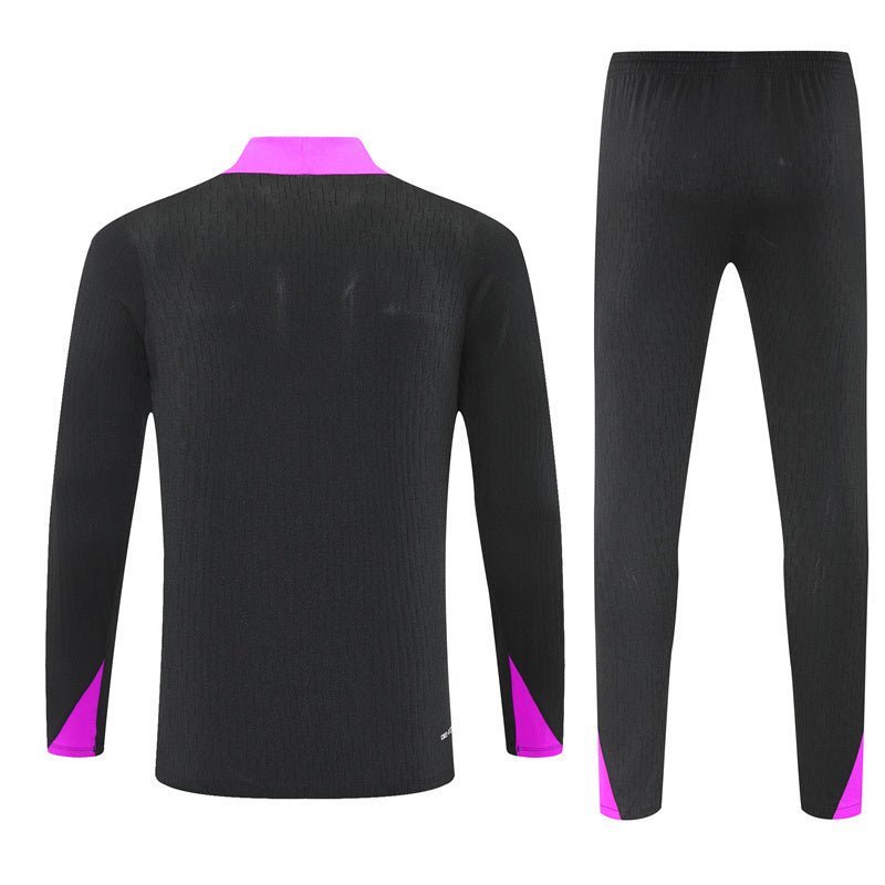 25/26 England Training Black Tracksuit from FootballPrestige.shop - Premium Concept kits