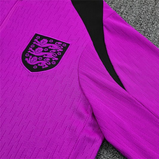 25/26 England Training Purple Tracksuit from FootballPrestige.shop - Premium Concept kits