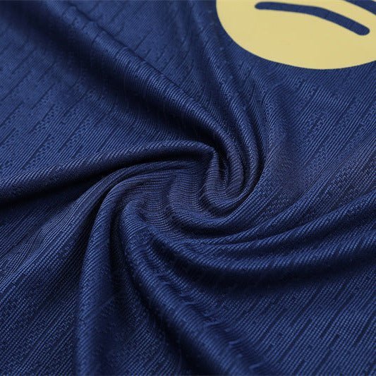 25/26 FC Barcelona Half Zip Training Blue/Purple Kids Size Tracksuit from FootballPrestige.shop - Premium Concept kits