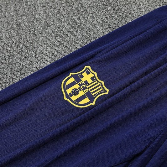 25/26 FC Barcelona Pre - Match Home Kids Size Tracksuit from FootballPrestige.shop - Premium Concept kits