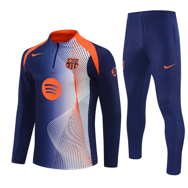 25/26 FC Barcelona Pre - Match Third Tracksuit from FootballPrestige.shop - Premium Concept kits