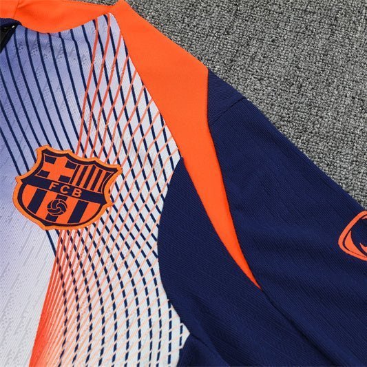 25/26 FC Barcelona Pre - Match Third Tracksuit from FootballPrestige.shop - Premium Concept kits