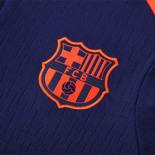25/26 FC Barcelona Training Blue/Orange Kids Size Tracksuit from FootballPrestige.shop - Premium Concept kits