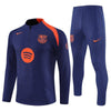 25/26 FC Barcelona Training Blue/Orange Kids Size Tracksuit from FootballPrestige.shop - Premium Concept kits