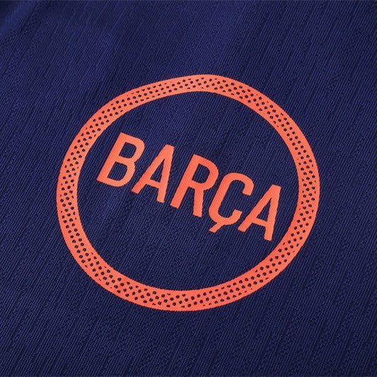 25/26 FC Barcelona Training Blue/Orange Tracksuit from FootballPrestige.shop - Premium Concept kits