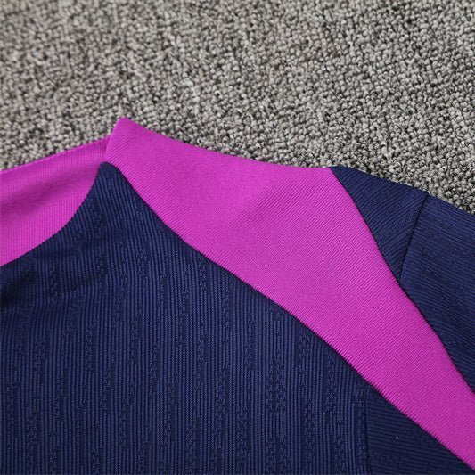 25/26 FC Barcelona Training Blue/Purple Tracksuit from FootballPrestige.shop - Premium Concept kits