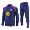 25/26 FC Barcelona Training Blue/Purple Tracksuit from FootballPrestige.shop - Premium Concept kits