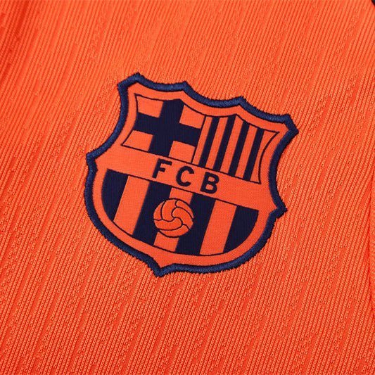 25/26 FC Barcelona Training Orange/Blue Tracksuit from FootballPrestige.shop - Premium Concept kits