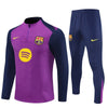 25/26 FC Barcelona Training Purple/Blue Tracksuit from FootballPrestige.shop - Premium Concept kits