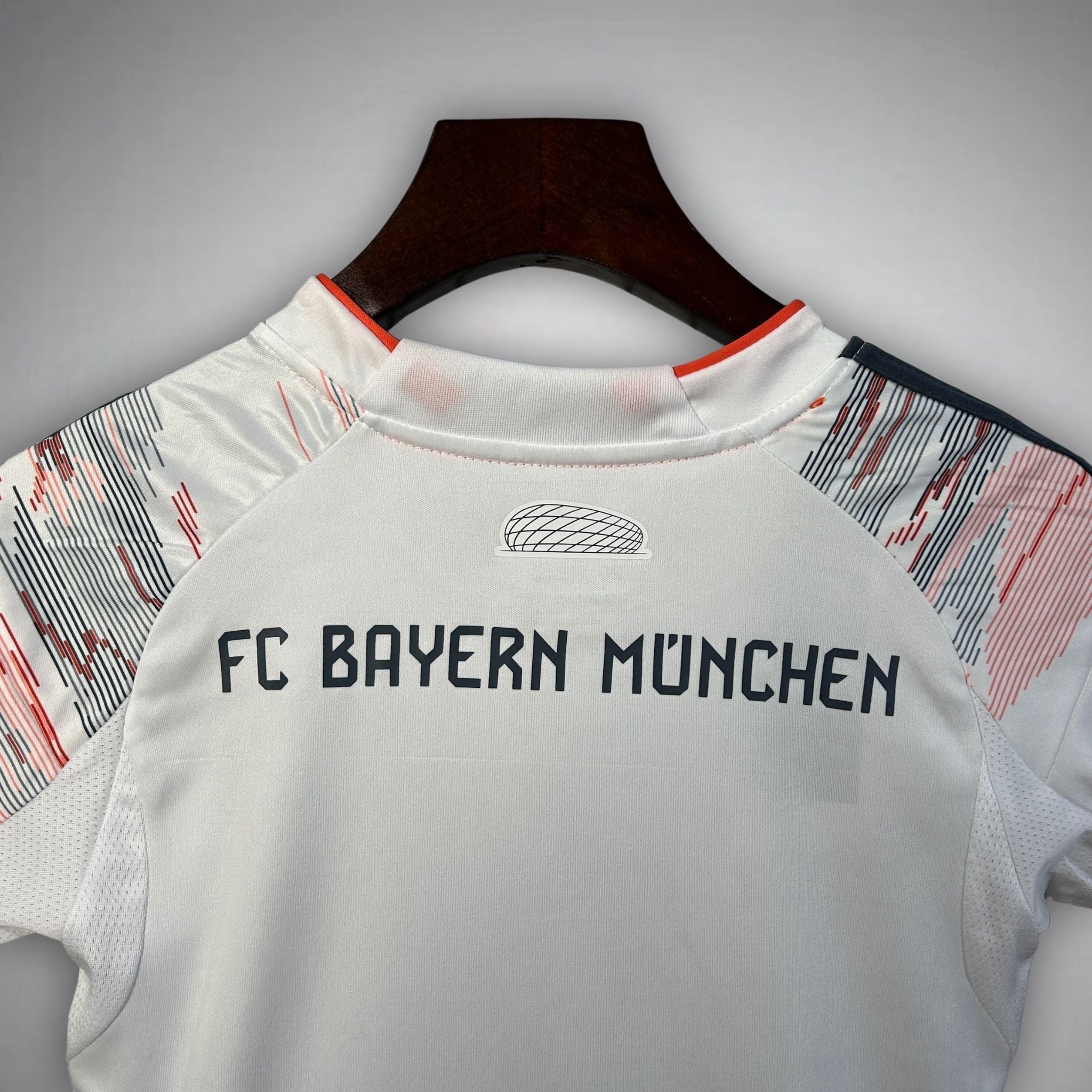 25/26 FC Bayern Away Kids Size Kit from FootballPrestige.shop - Premium Concept kits