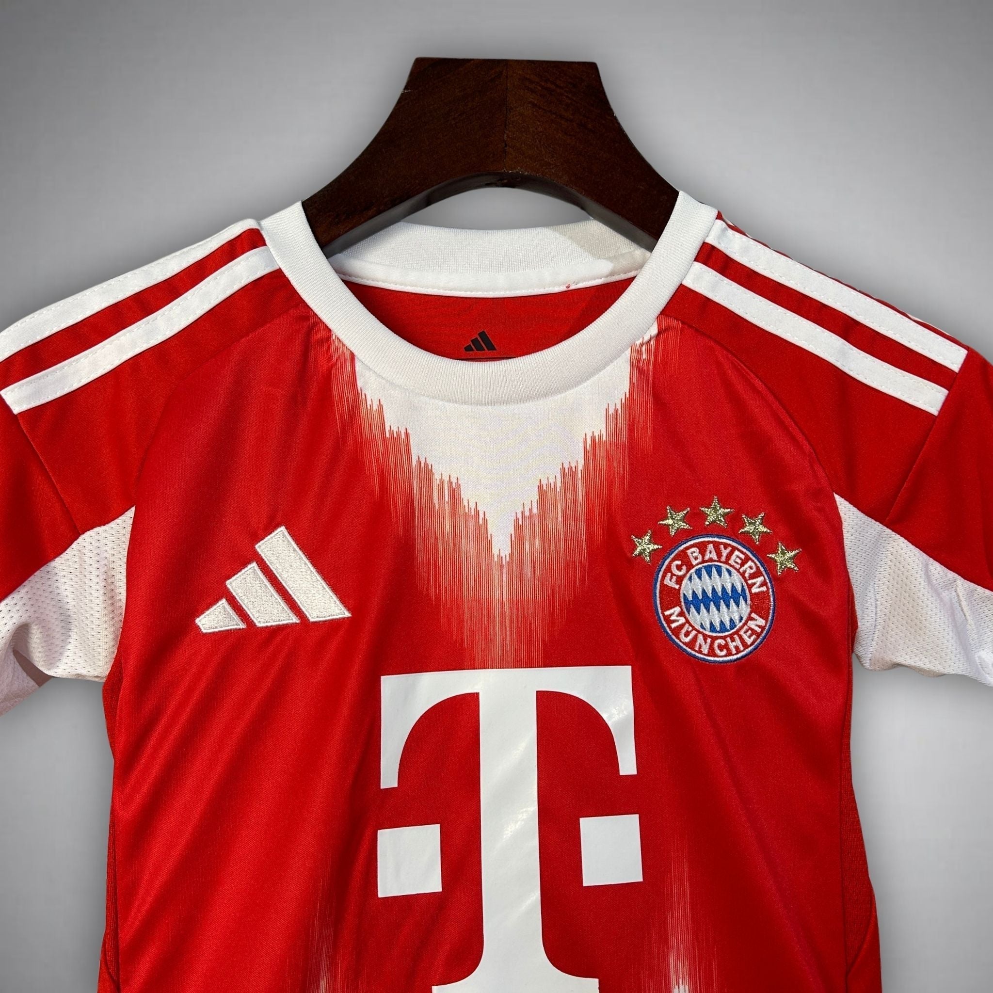 25/26 FC Bayern Home Kids Size Kit from FootballPrestige.shop - Premium Concept kits