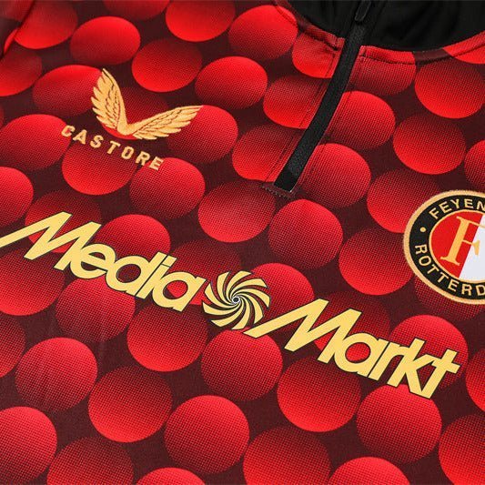 25/26 Feyenoord Pre - Match Home Kids Size Tracksuit from FootballPrestige.shop - Premium Concept kits
