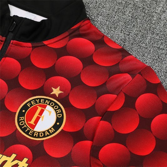 25/26 Feyenoord Pre - Match Home Tracksuit from FootballPrestige.shop - Premium Concept kits