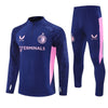 25/26 Feyenoord Training Blue Kids Size Tracksuit from FootballPrestige.shop - Premium Concept kits