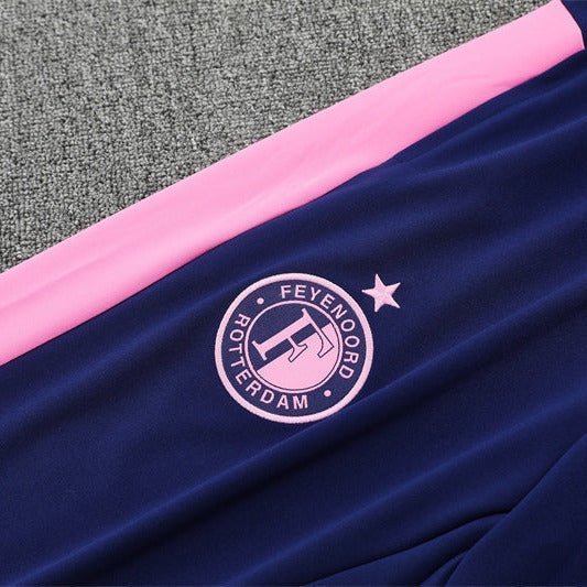 25/26 Feyenoord Training Blue Kids Size Tracksuit from FootballPrestige.shop - Premium Concept kits