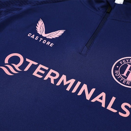 25/26 Feyenoord Training Blue Tracksuit from FootballPrestige.shop - Premium Concept kits