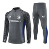 25/26 Feyenoord Training Grey Kids Size Tracksuit from FootballPrestige.shop - Premium Concept kits