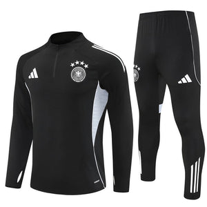 25/26 Germany Training Black Kids Size Tracksuit from FootballPrestige.shop - Premium Concept kits