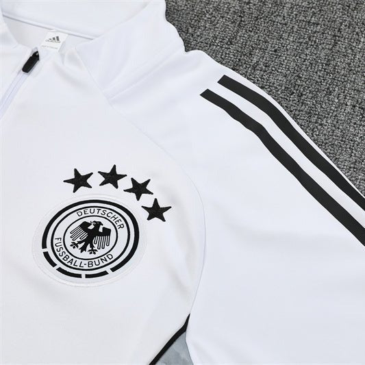 25/26 Germany Training White Kids Size Tracksuit from FootballPrestige.shop - Premium Concept kits