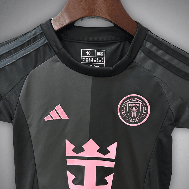 25/26 Inter Miami Away Kids Size Kit from FootballPrestige.shop - Premium Concept kits
