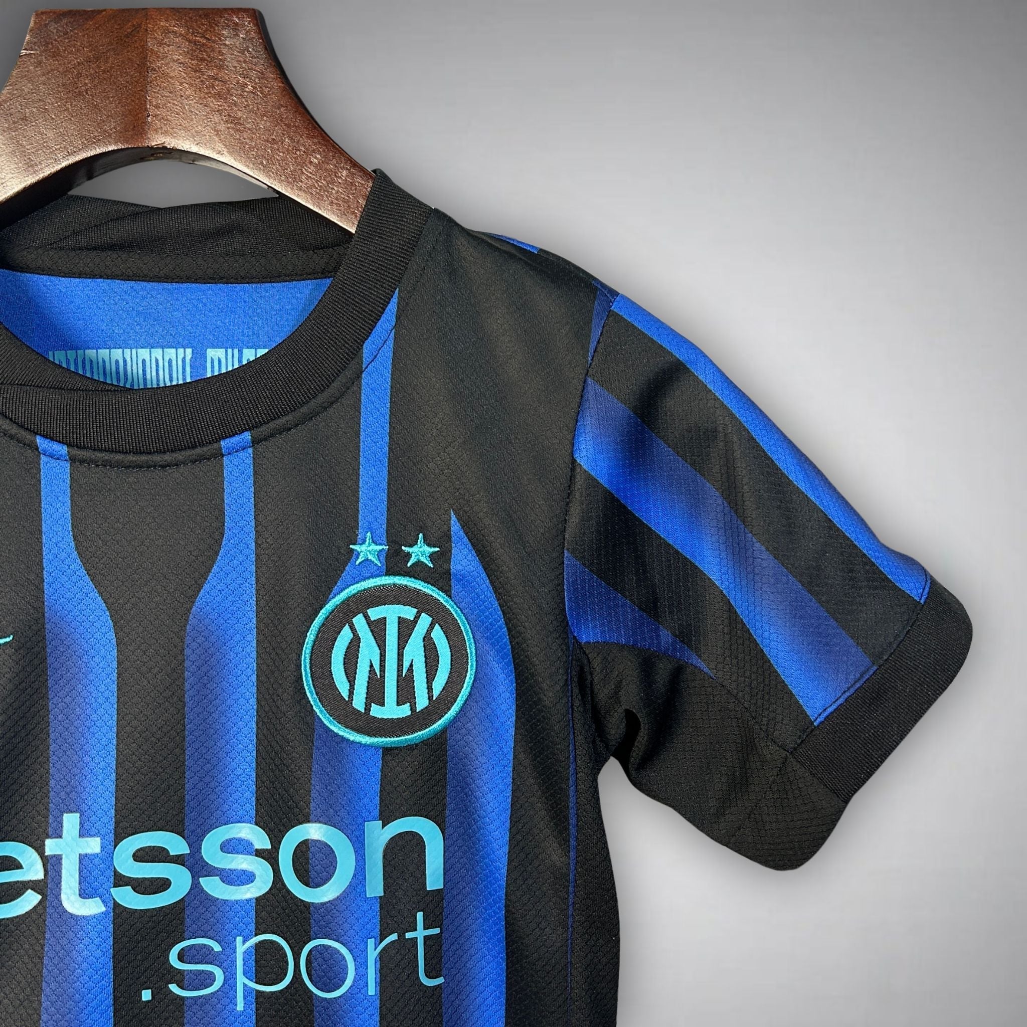 25/26 Inter Milan Home Kids Size Kit from FootballPrestige.shop - Premium Concept kits
