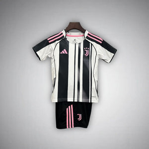 25/26 Juventus Home Kids Size Kit from FootballPrestige.shop - Premium Concept kits