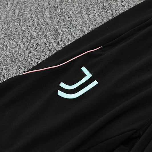 25/26 Juventus Training Black Tracksuit from FootballPrestige.shop - Premium Concept kits