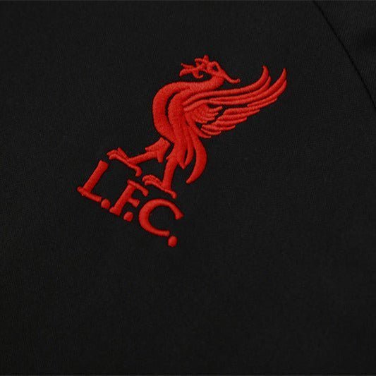 25/26 Liverpool Training Black Tracksuit from FootballPrestige.shop - Premium Concept kits
