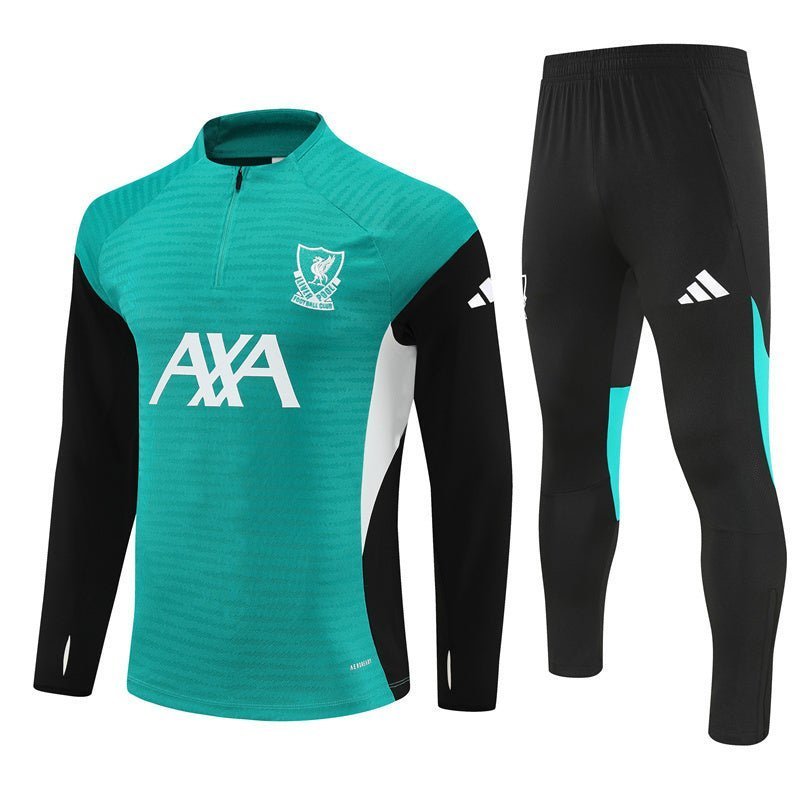 25/26 Liverpool Training Green Tracksuit from FootballPrestige.shop - Premium Concept kits